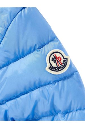 light-blue polyester jacket MONCLER KIDS | L19541A00002597YF705